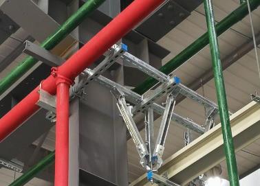 赣县该抗震支架的整体式支吊架结构协调性好